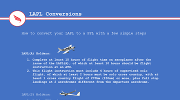 Convert your LAPL to a PPL(A) in a few easy steps
