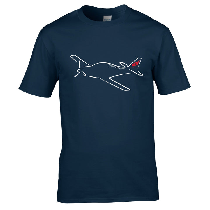Highland Aviation T-Shirt - Aeroplane Outline - Highland Aviation