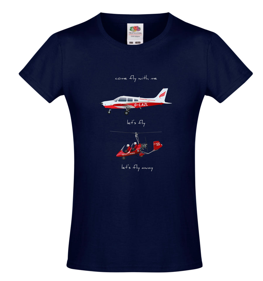 Highland Aviation T-Shirt - Come Fly With Me - Highland Aviation